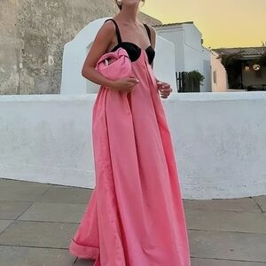Black - Pink Summer Dress